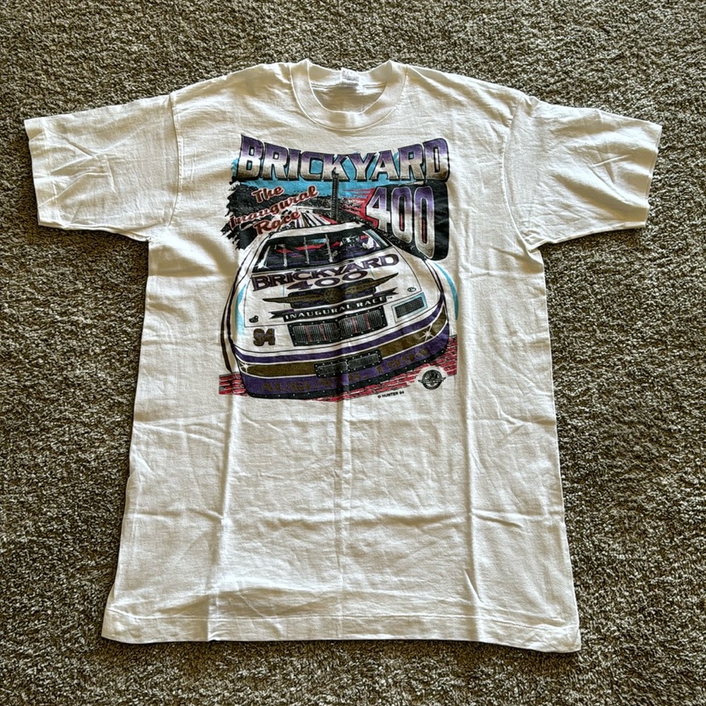 Vintage Brickyard 400 RACING Graphic Tee XL